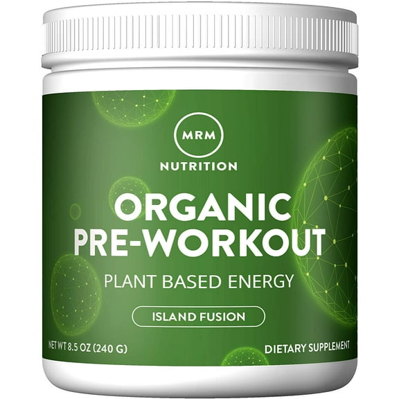 MRM Organic Pre-Workout, Island Fusion, 8.5 oz (240 g)
