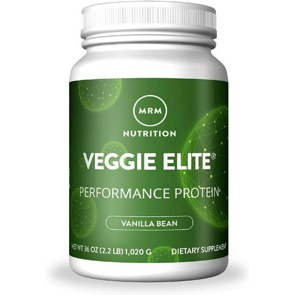 MRM Veggie Elite Performance Protein Vanilla Bean -- 2.2 lbs