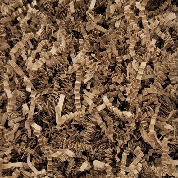 MRMX 7oz Crinkle Cut Kraft Paper Shred Fillers in Zip Lock Bag for Gift Baskets, Bags, Boxes. Make Gifts Look Pretty!
