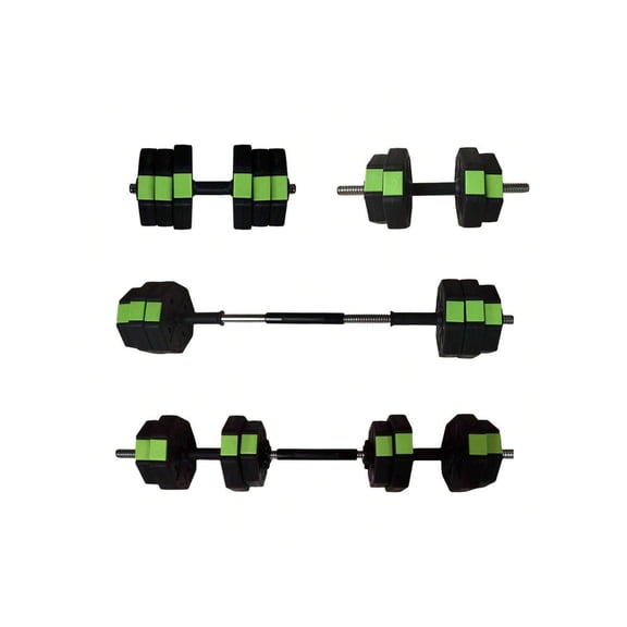 MROOBEST 30 Lbs Adjustable Dumbbell Weights Set with Iron Handle and Non Slip Grip for Home Gym