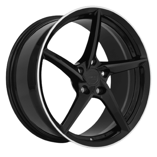 MRR Forged F25 5x120 20x11 +48 Gloss Black fit Corvette C8 ( front: FF25198552038R )