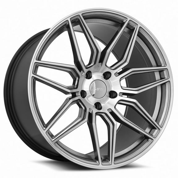 MRR M024 Rim 20X11 5X120 Offset 48 Gunmetal Graphite (Quantity of 1)