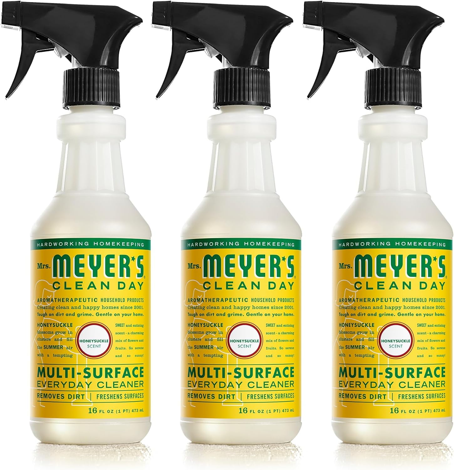 Mimsy Cleaner MRS. MEYER'S CLEAN DAY All-Purpose Cleaner Spray, Honeysuckle (16 Fl Oz ...