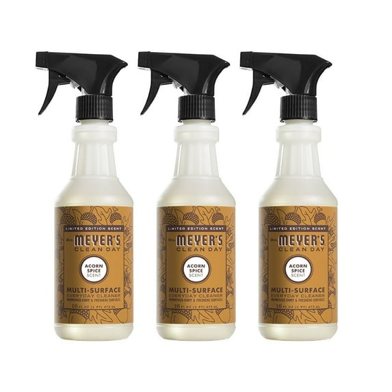 Mrs. Meyer's Multi-surface Cleaner, Acorn Spice, 16 OZ (Pack of 3)