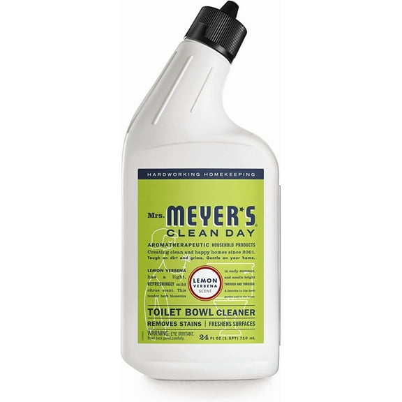 MRS. MEYER'S CLEAN DAY Liquid Toilet Bowl Cleaner, Stain Removing, Lemon Verbena, 24 oz