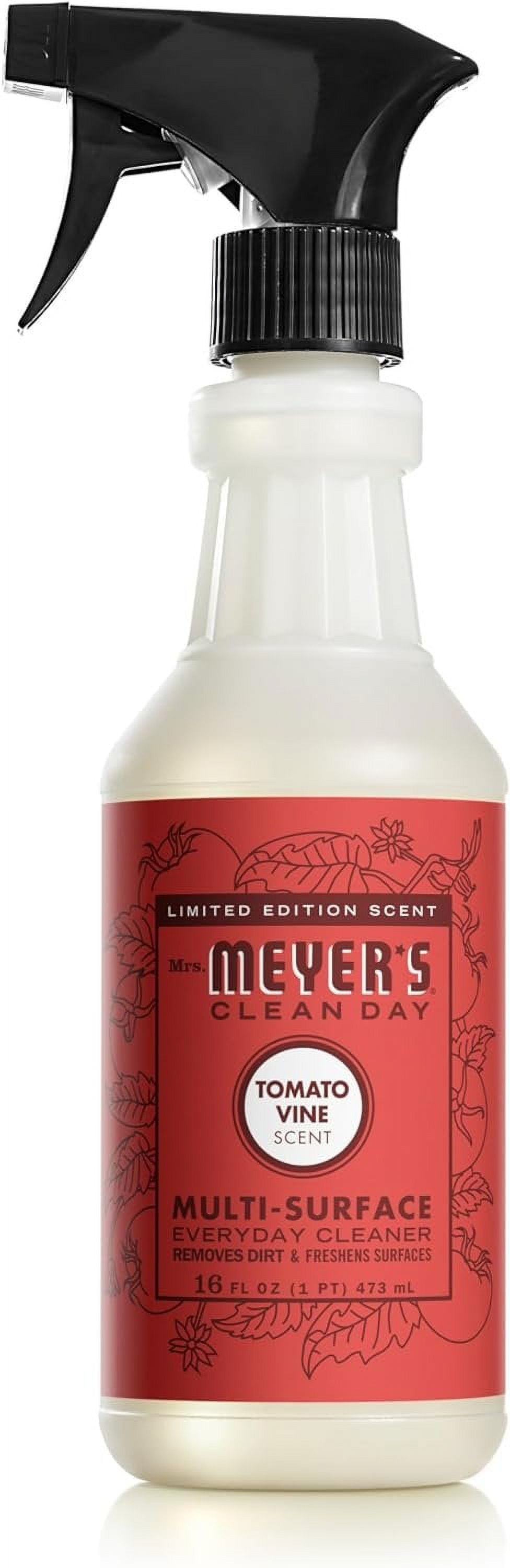 MRS. MEYER'S CLEAN DAY Multi-Surface Everyday Cleaner, Tomato Vine Scent, 16 Ounce Bottle
