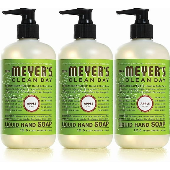 MRS MEYERS CLEAN DAY SOAP HAND LIQ APPLE 12.5 OZ - Pack of 3