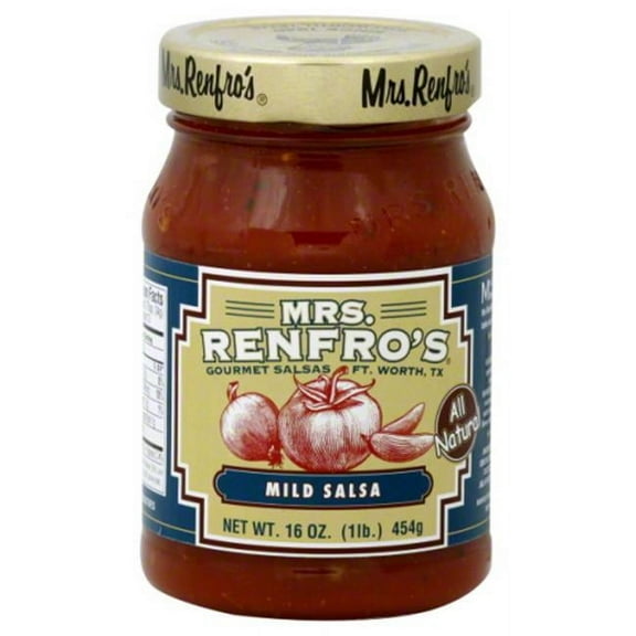 MRS RENFRO SALSA PICANTE MILD-16 OZ -Pack of 6