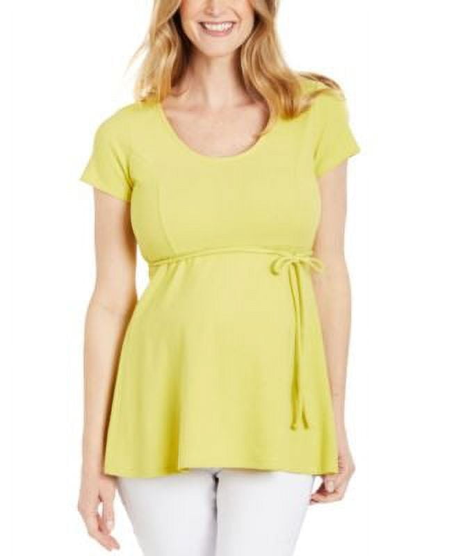 LEASED MRSP $35 Motherhood Maternity Peplum Maternity Top SIZE SMALL