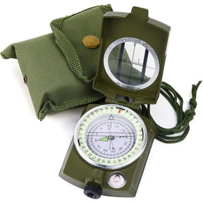 MRSXXNTY Compass Hiking Survival | Military Sighting Orienteering Compass | Backpacking Navigation Compass | Boy Scout Compass for Kids | Professional Compass for Hiking Camping Hunting