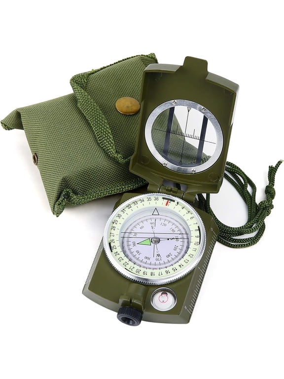 Compass Hiking Survival | Military Sighting Orienteering Compass | Backpacking Navigation Compass | Boy Scout Compass for Kids | Professional Compass for Hiking Camping Hunting