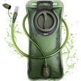 thumbnail image 1 of MRSXXNTY Hydration Bladder, 2L Water Bladder for Hiking Backpack Leak Proof Water Reservoir Storage Bag, BPA-Free Water Pouch Hydration Pack for Camping Cycling Running, Military Green 2 Liter, 1 of 7