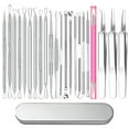 thumbnail image 1 of MRSXXNTY Professional Pimple Popper Tool Kit - 22 PCS Blackhead Remover Tools for Acne and Zit Popping Comedone Extractor with Magnifying Glass and Alcohol Pad, 1 of 5