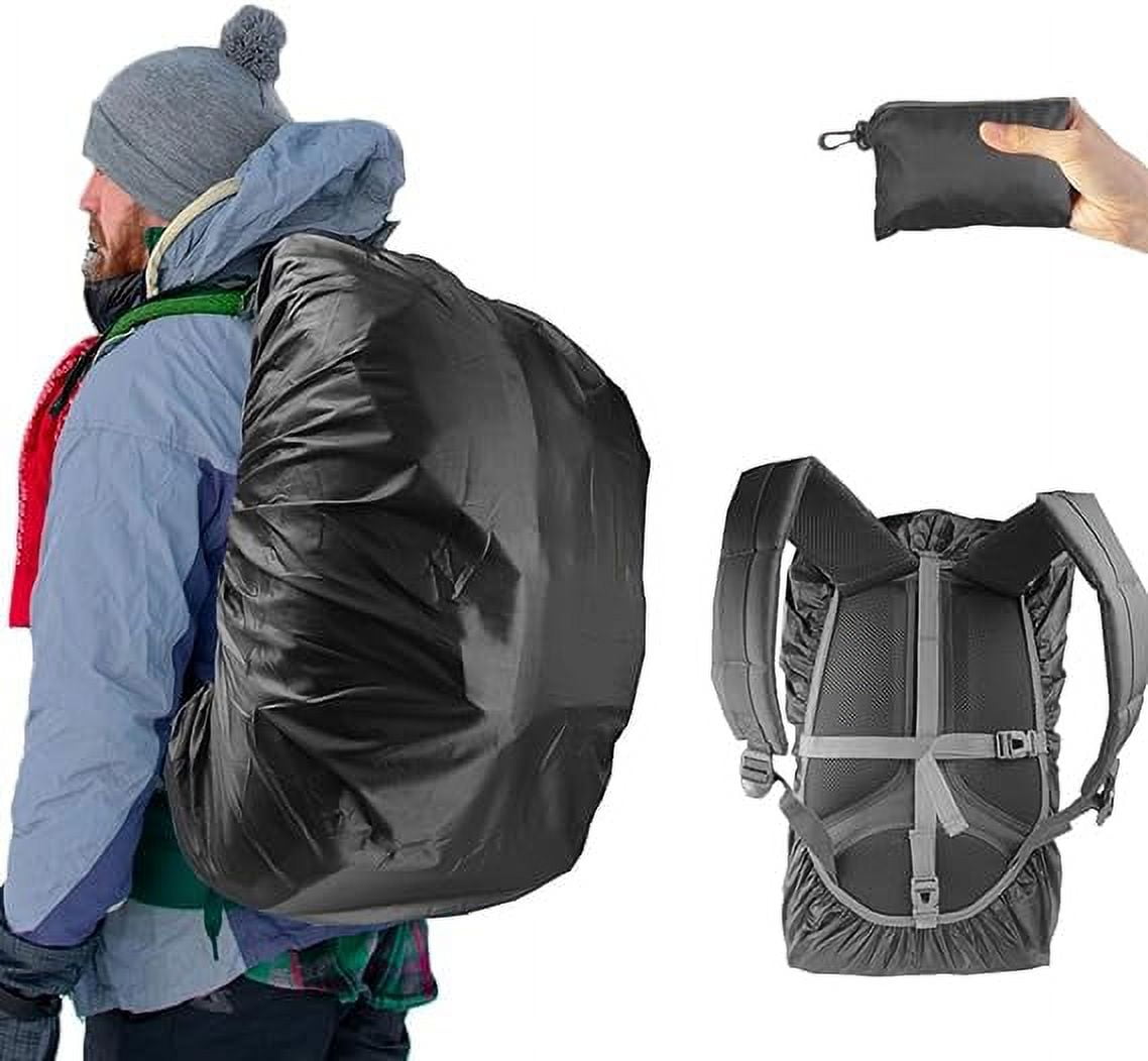 MRSXXNTY Waterproof Backpack Rain Cover, 1350pa Waterproof Level, Upgraded  Anti-Slip Cross Buckle Straps, Four Strengthened Layers for Hiking Camping  ...