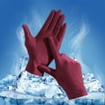 thumbnail image 1 of MRULIC Gloves Mittens UniIce Sensation Sunscreen Gloves Ice Silk Outdoor Fishing Riding Gloves Red + One size, 1 of 6