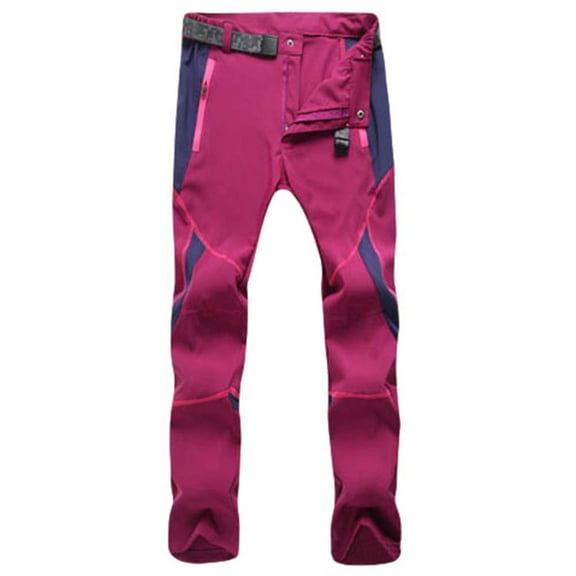 MRULIC jeans for men Waterproof Hiking Windproof Couple Dry Trousers Outdoor Men Quik Pants Men's pants Men Casual Pants Wine   S