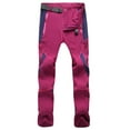 thumbnail image 1 of MRULIC jeans for men Waterproof Hiking Windproof Couple Dry Trousers Outdoor Men Quik Pants Men's pants Men Casual Pants Wine + XS, 1 of 3