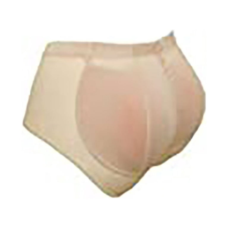 MRULIC lingerie for women Women Silicone Butt Padded Buttocks Enhancer Body  Shaper Push Up Pads Panty Set Beige + M 