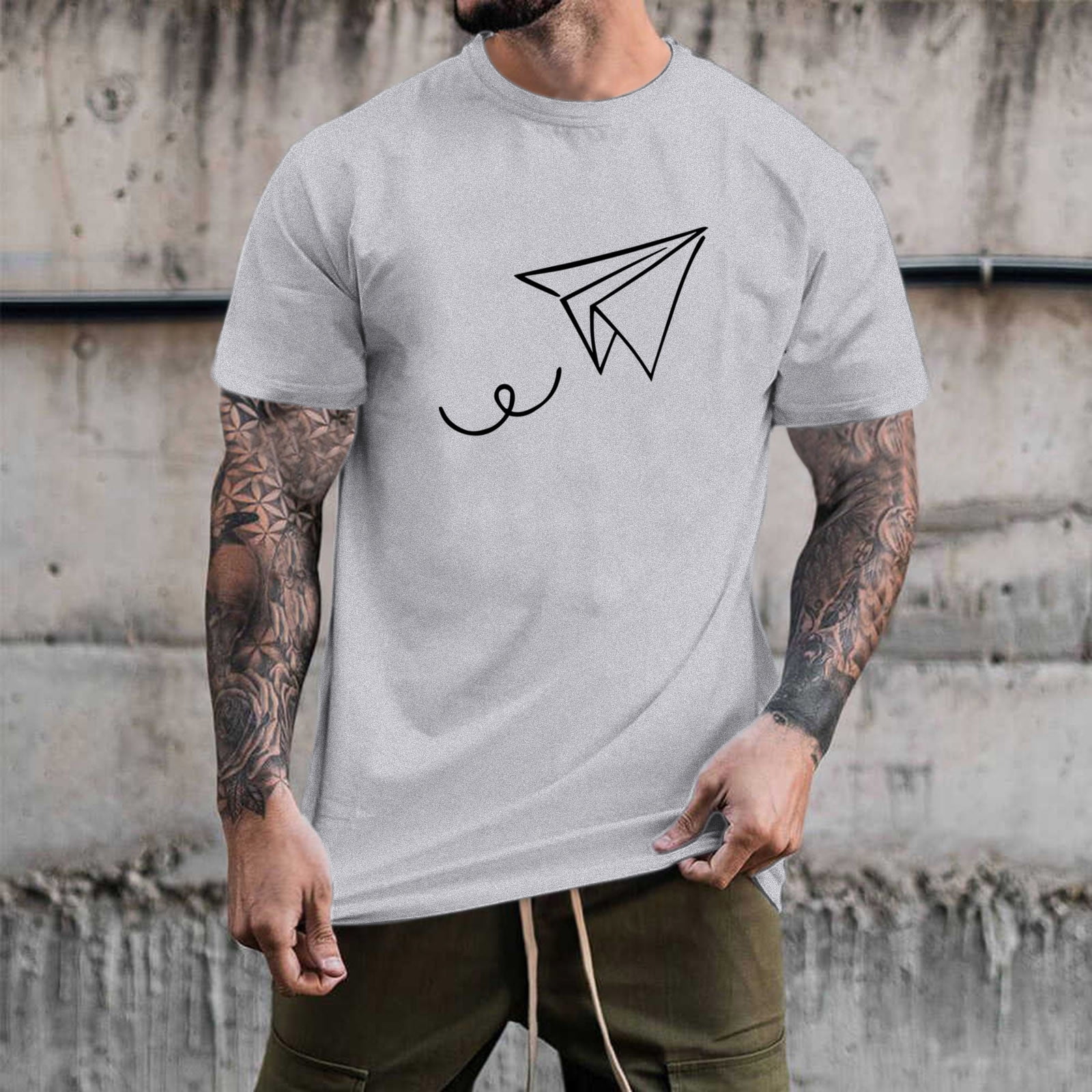 Plane t 2024 shirt gray