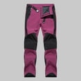 thumbnail image 1 of MRULIC pants for women Womens Ski Snow Pants Waterproof Quick Dry Lightweight Mountain Winter TrousersWomen's Casual Pants Purple + XXL, 1 of 4