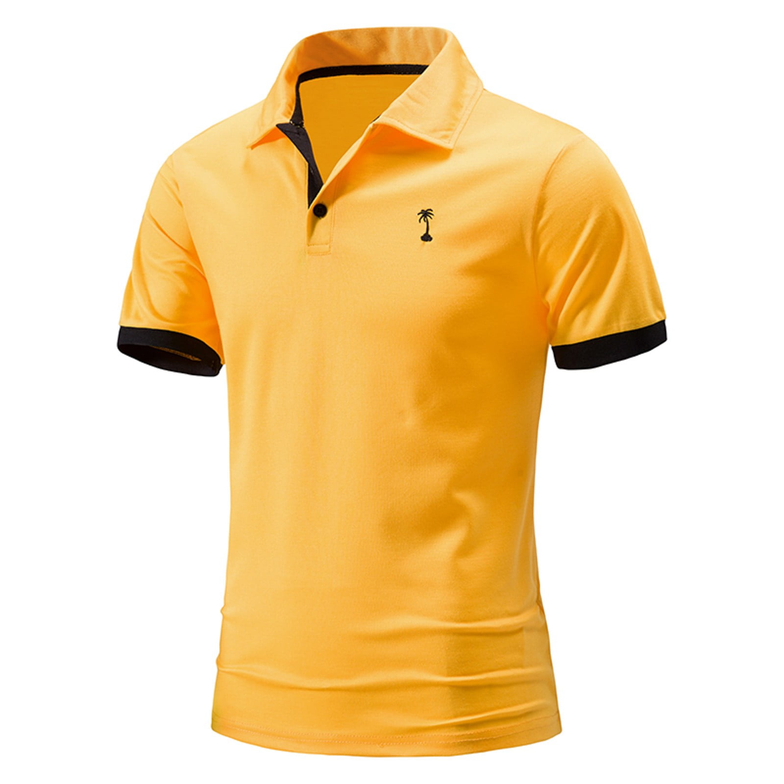 MRULIC polo shirts for men Men Spring Summer Sports Leisure Top