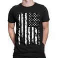 thumbnail image 1 of MRULIC shirts for men Men T Shirt Independence Day 3D Digital Printing Casual Basic Tee Tops Men Formal Shirts Black + 3XL, 1 of 4