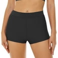 thumbnail image 1 of MRULIC tankini bathing suits for women Women Swim Shorts High Waisted Bathing Suit Bottoms Tummy Control Swim Boyshorts Full Coverage Boardshort Black + L, 1 of 9