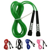 MRX 9 PVC Jump Rope for Cardio Fitness - Versatile Jump Rope for Both Kids and Adults - Great Jump Rope for Exercise (Green)