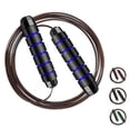 thumbnail image 1 of MRX BOXING & FITNESS Speed Jump Rope for Men, Women & Kids Tangle-Free Adjustable Steel Cable with Smooth Ball Bearings, and Comfortable Foam Handles for Full-Body, 1 of 13