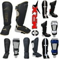 thumbnail image 1 of MRX Boxing & Fitness Shin Guard Pad MMA Muay Thai Kickboxing Training Medium Black, 1 of 7