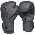 thumbnail image 1 of MRX Boxing Gloves Fighting Training Combat Train Workout Sparring Grappling Durable Light Weight Adult Punch Bag Glove Muay Thai Punching Mitts Kickboxing MMA Gloves Men and Women Black 6oz, 1 of 7