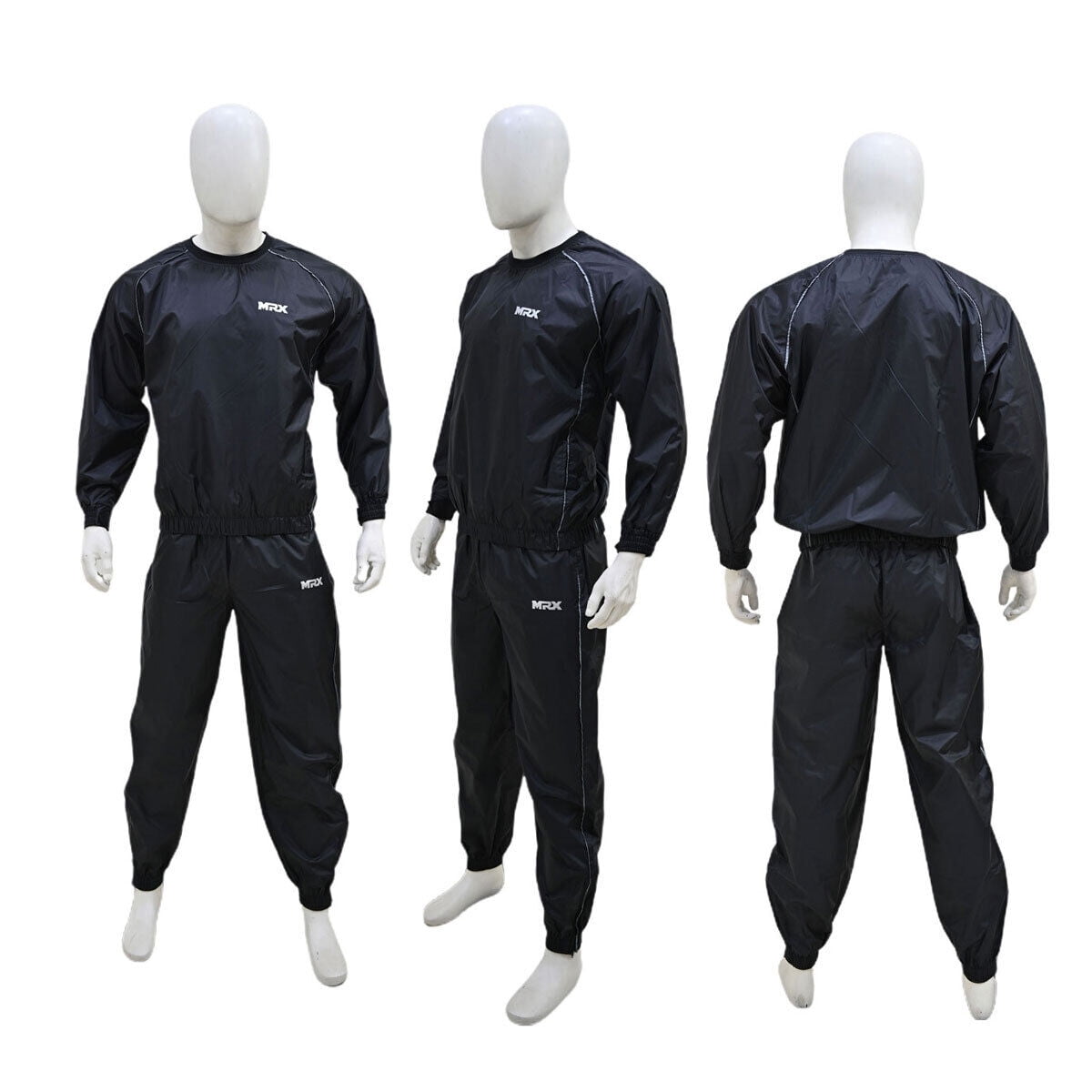 MRX Heavy Duty Sweat SAUNA SUIT Exercise Gym Suit Fitness Weight Loss