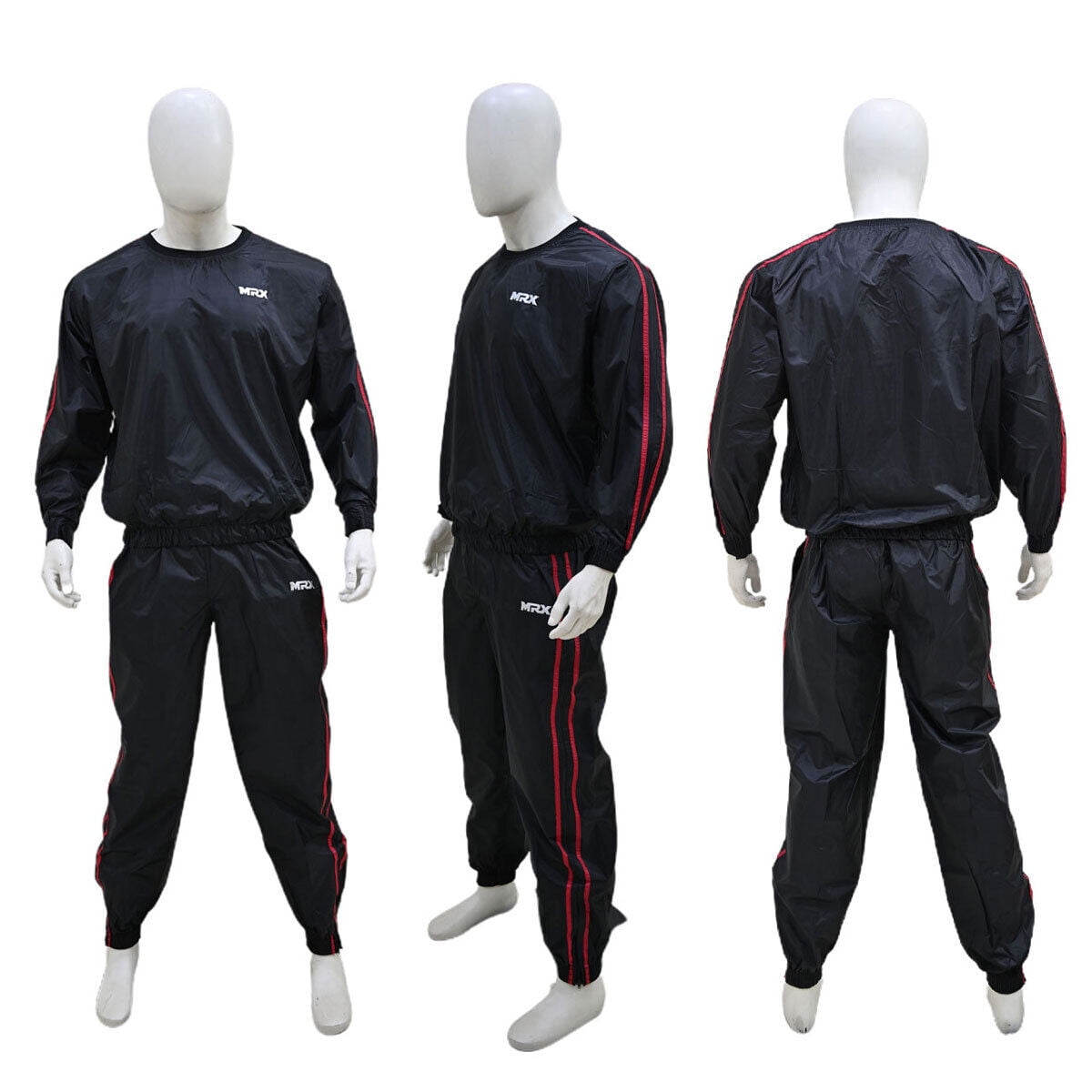 MRX Heavy Duty Sweat SAUNA SUIT Exercise Gym Suit Fitness Weight Loss