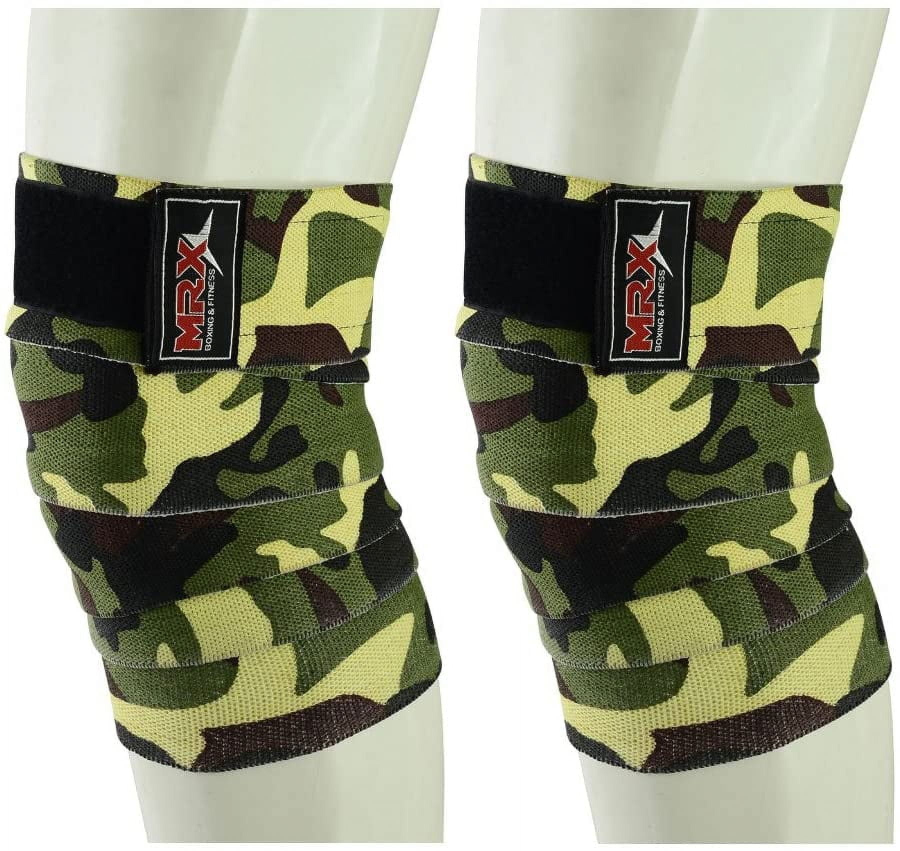 MRX Knee Wraps Weight Lifting Straps Guard Pads Sleeves