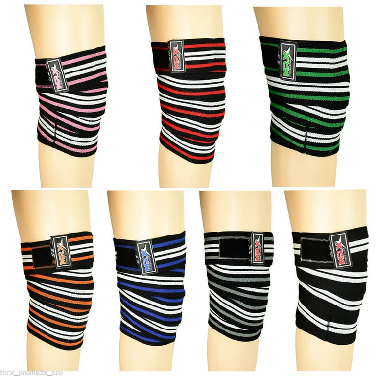 送料無料 百貨店 MRX Knee Sleeves Pads Guard Straps Lifting Weight Wraps その他