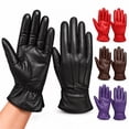 thumbnail image 1 of MRX Ladies Warm Winter Gloves Dress Thermal Lining Genuine Leather Black, XL, 1 of 8