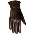 thumbnail image 1 of MRX Ladies Warm Winter Gloves Dress Thermal Lining Genuine Leather Brown, L, 1 of 7