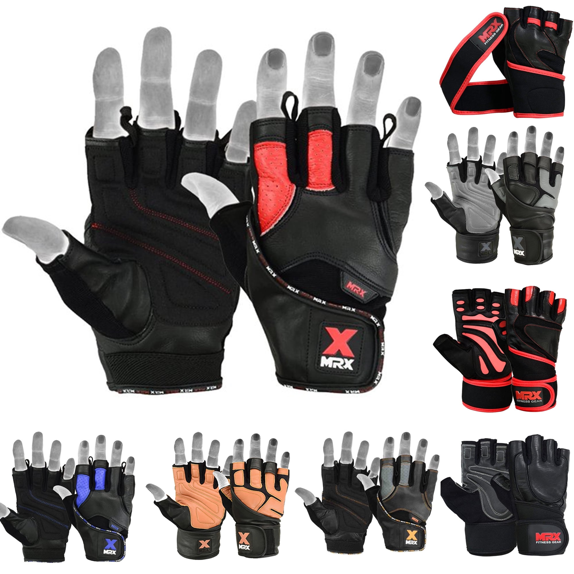 Mkas Workout Fitness Weight Lifting Gym Training Sport Glove Gymnastic