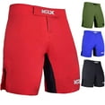 thumbnail image 1 of MRX MMA BJJ Shorts Mens Cage Fight Grappling Mixed Martial Red Medium, 1 of 6
