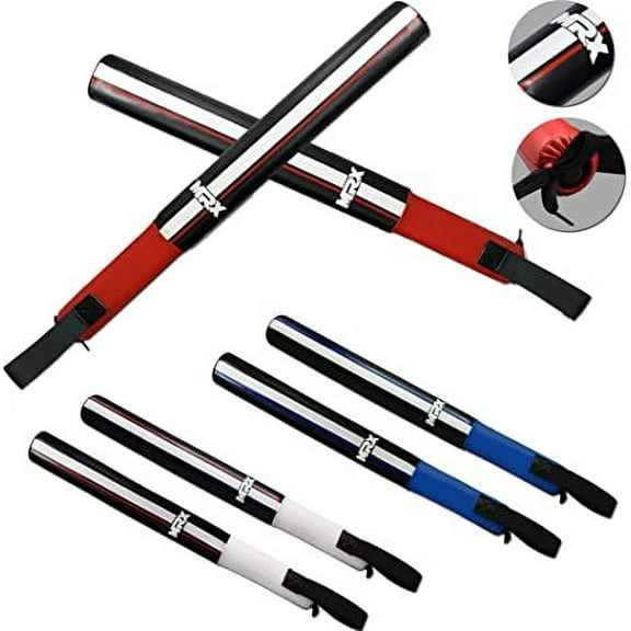 MRX MMA Boxing Training Striking Sticks Padded Pair Boxing Focus Precision Sticks Punch Speed Training Hand Target Ideal for Martial Arts, Muay Thai|Black Red
