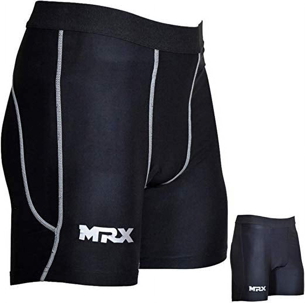 MRX Men's Compression Shorts Running Gym Sports Fitness Active