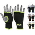 thumbnail image 1 of MRX Muay Thai Boxing Inner Gloves Protective Hand Wrap (Black,Green Medium), 1 of 5