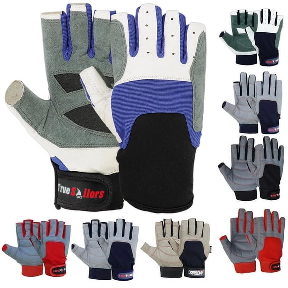 MRX Sailing Gloves Fishing Kayak Gloves For Men & Women Rowing Water Ski Canoe Paddle Gloves Sailing Gear Women Paddling Gloves | Sailing Gloves For Men & Women | Short Finger Sailing Kayaking Gloves