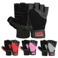 thumbnail image 1 of MRX Weight Lifting Gloves Gym Training Bodybuilding Fitness Glove Workout Men & Women Black XL, 1 of 5