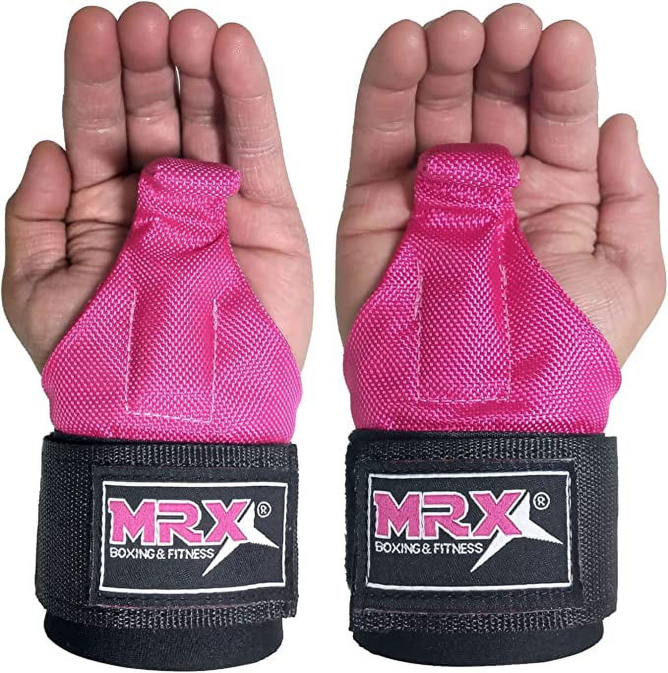 MRX Weight Lifting Hooks Wrist Straps Support GYM Bodybuilding Bar Hook ...