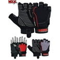 thumbnail image 1 of MRX Weightlifting Gloves for Men and Women Gym Workout Bodybuilding Strength Training CrossFit Weight Lifting Grip Glove With Padded Palm (Black-Small), 1 of 5