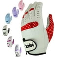 thumbnail image 1 of MRX Women's Left Hand Golf Gloves Cabretta Leather White / Red S, 1 of 9