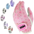 thumbnail image 1 of MRX Women's Right Hand Golf Gloves Cabretta Leather Pink S, 1 of 9