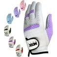 thumbnail image 1 of MRX Women's Right Hand Golf Gloves Cabretta Leather White / Purple L, 1 of 9