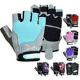 thumbnail image 1 of MRX Women's Weight Lifting Gloves Gym Training Bodybuilding Fitness Workout Glove Sky Blue M, 1 of 5